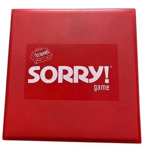 Travel Sorry! Board Game Compact Edition With Pieces & Case